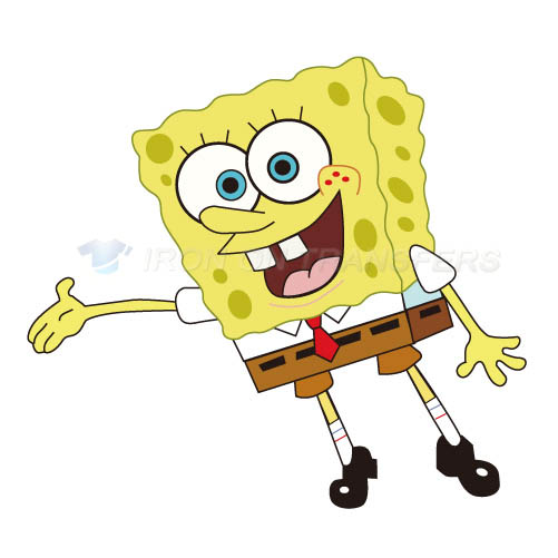SpongeBob SquarePants Iron-on Stickers (Heat Transfers)NO.856